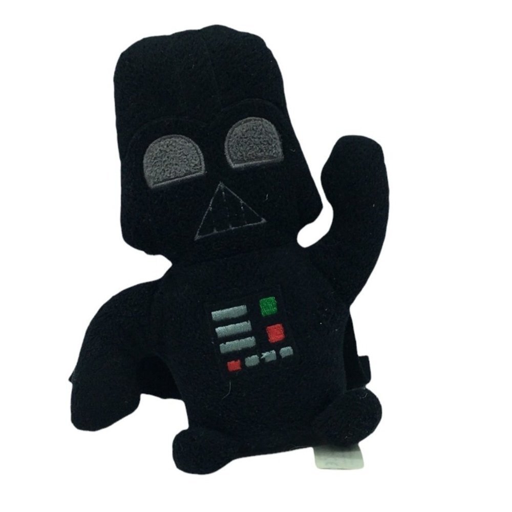 Star Wars Darth Vader Plush Stuffed Toy 7" Tall Lucas Film Black RARE